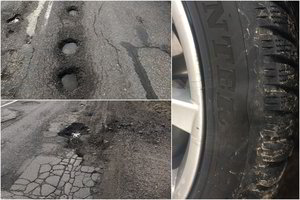 Kantrybė išseko: kol automobiliai lūžta, kelininkų darbas kelia juoką