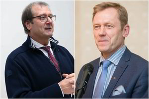 Š. Birutis Darbo partiją giria, o V. Uspaskichas žada gelbėti skęstantį laivą