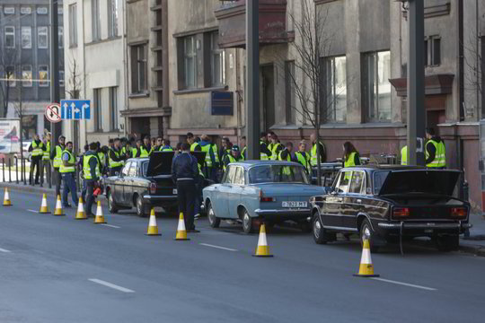 Serialo „Černobylis" kūrimo darbai sutrikdė įprastą kauniečių rimtį 