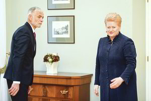 Dalia Grybauskaitė sušuko, valstiečiai nesusigūžė 