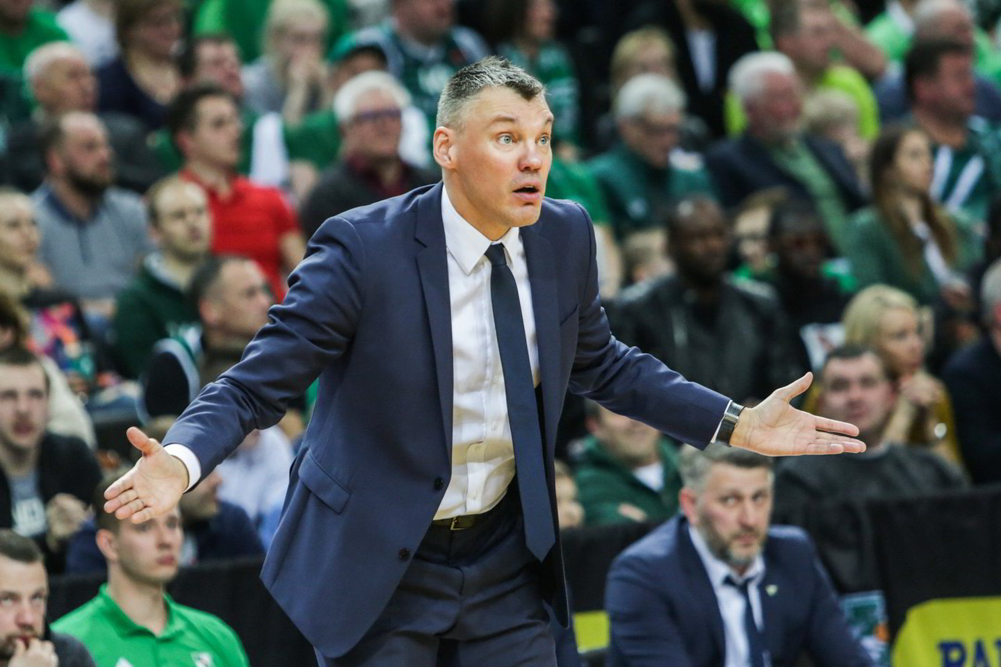  Žalgiriečiai praktiškai užsitikrino pirmąją vietą reguliariajame LKL sezone.<br> G.Bitvinsko nuotr.