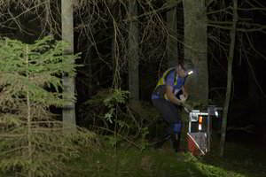 Tytuvėnų miškus naktį nušvietė orientacininkų žibintai