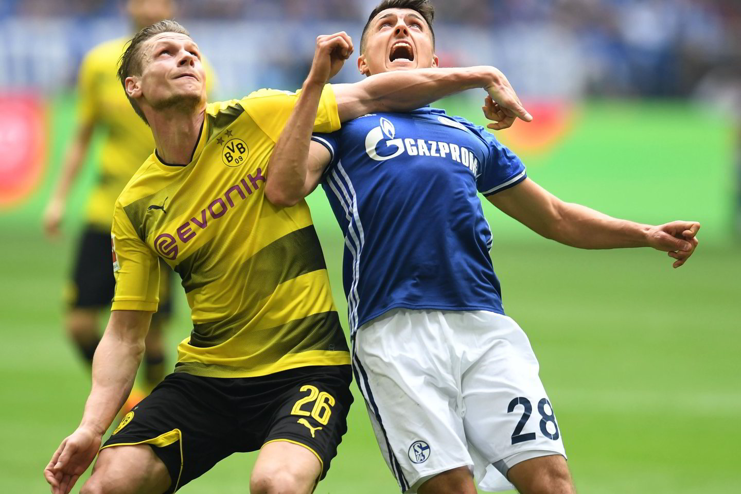 „Schalke“ – Dortmundo Borussia“.<br> AFP/Reuters/Scanpix nuotr.