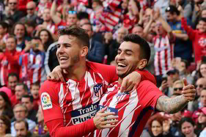 Madrido „Atletico“ ir „Real“ klubų pergalės Ispanijos lygoje