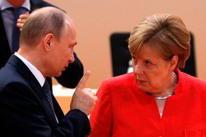 V. Putinas ir A. Merkel aptarė paaštrėjusią padėtį Sirijoje