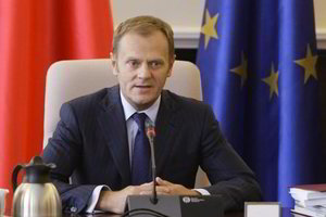 Donaldas Tuskas: „Brexit“ sutartis be sprendinio dėl Airijos – negalima