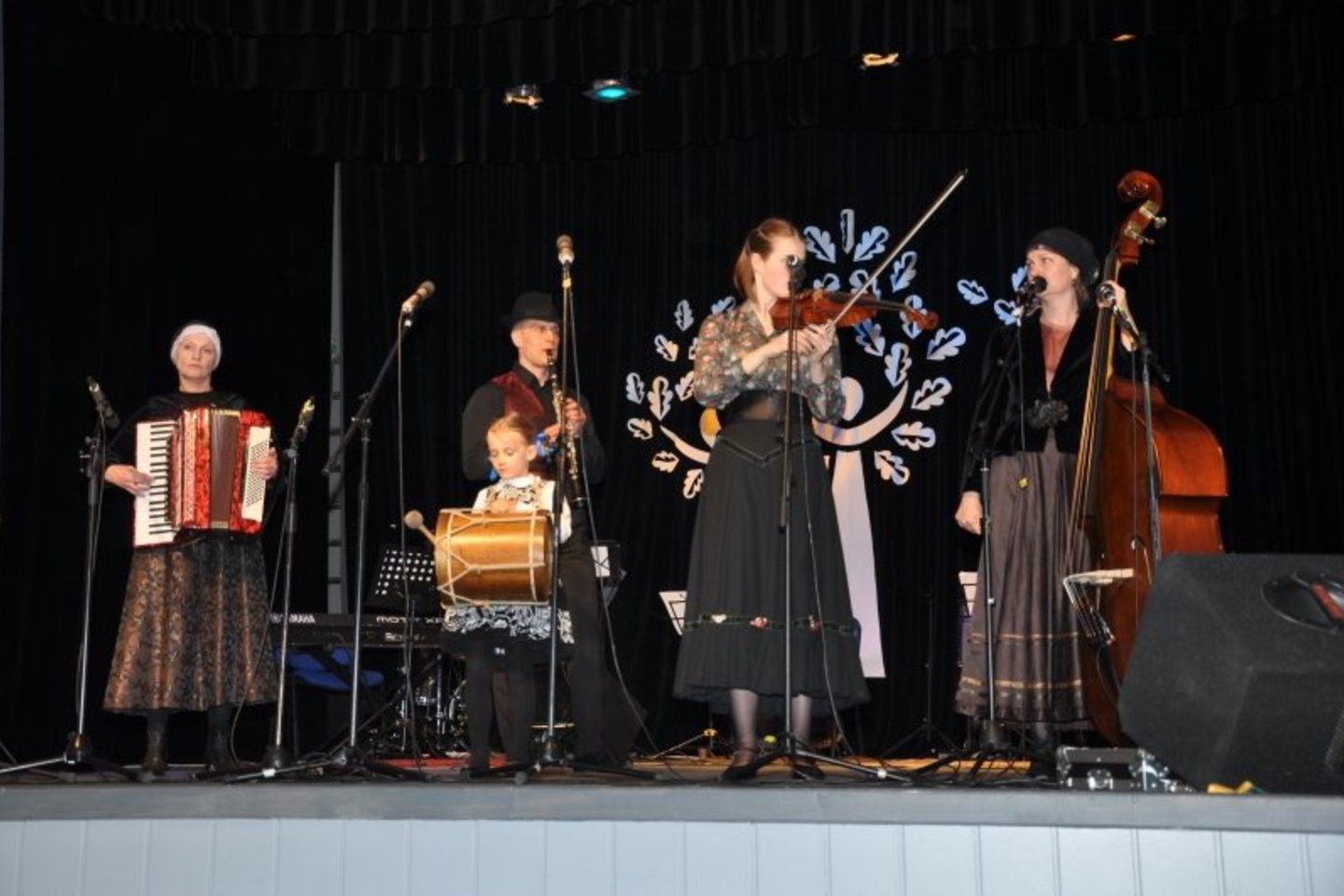 Vokalinių ansamblių šventė Linkuvoje: žydiškos muzikos ansamblis „Klezmer Klangen“.<br> Linkuvos kultūros centro nuotr.