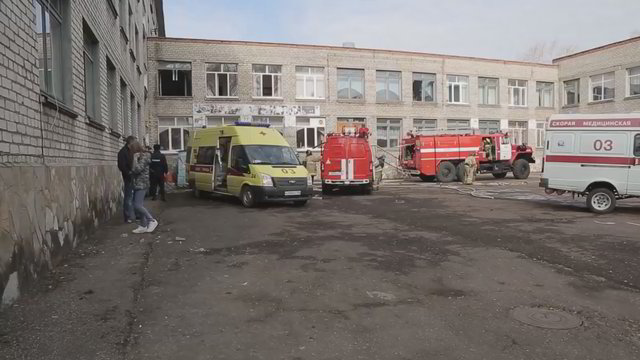 Kruvinas išpuolis Rusijoje: nepilnametis peiliu badė žmones, padegė mokyklą
