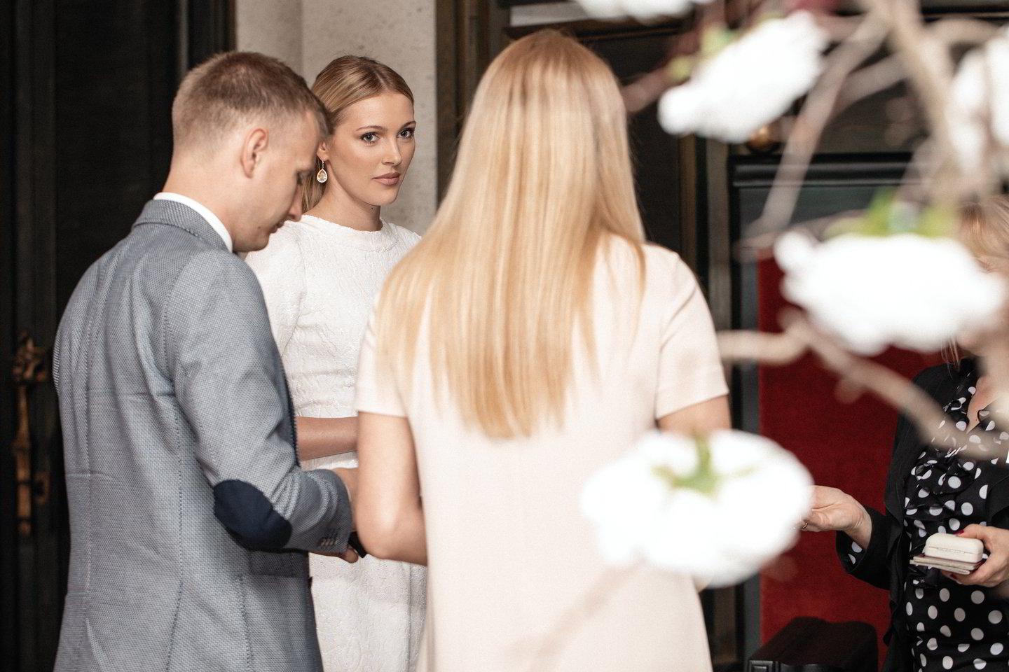 Deimantės Guobytės ir Luko Baranasko vestuvių akimirka. <br> J.Žukovos nuotr.
