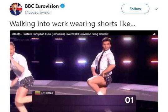 BBC prisiminė legendinį lietuvių pasirodymą „Eurovizijoje“ 