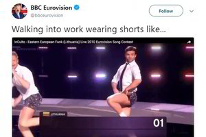 BBC prisiminė legendinį lietuvių pasirodymą „Eurovizijoje“ 