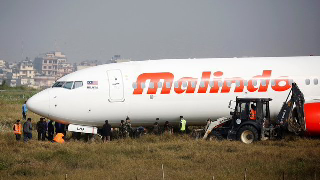 Nuo pakilimo tako nuslydo Malindo oro linijų lėktuvas