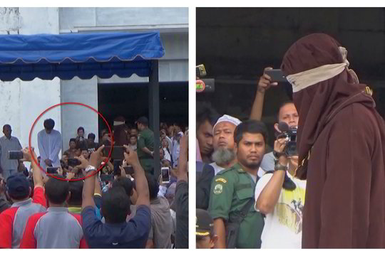 Įsimylėjėliams parodžius jausmus viešumoje – egzekucija stebint miniai