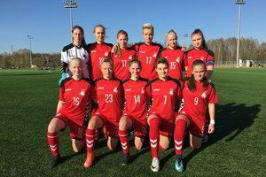 Lietuvos jaunių merginų futbolo rinktinė sužaidė lygiosiomis su baltarusėmis