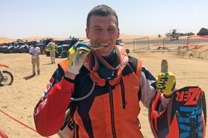  Motociklininkas A. Gelažninkas iškovojo teisę dalyvauti Dakaro ralyje 