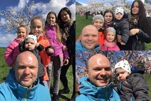 Kristupas Krivickas su gausia šeima grožėjosi populiariausia Vilniaus vieta