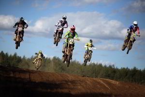 Lietuvos motokroso čempionato starte Arminas Jasikonis varžovams nepaliko šansų