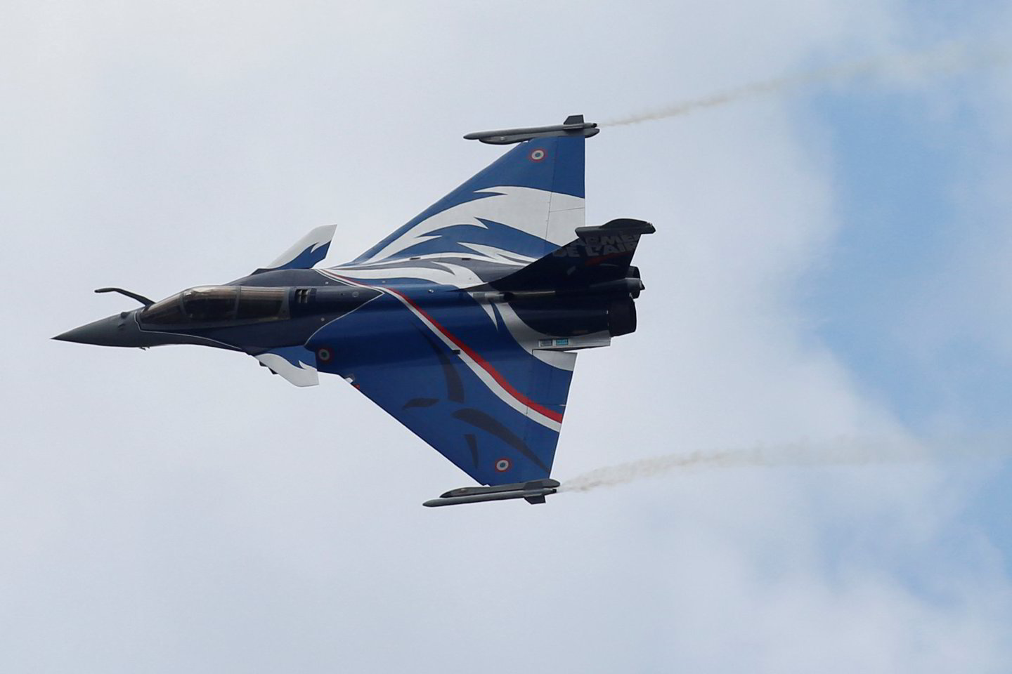 Operacijoje dalyvavo 5 „Dassault Rafale“ naikintuvai.<br> Reuters / Scanpix nuotr.