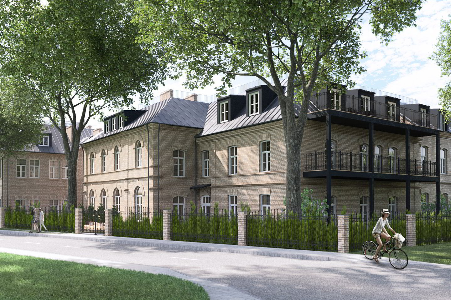 Kino studijos konversijos metu buvo įrengti tik 23 apartamentai.