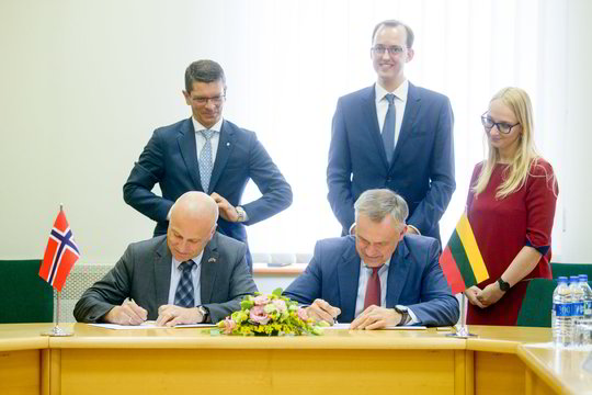 Lietuvos ir Norvegijos verslininkai sukirto rankomis