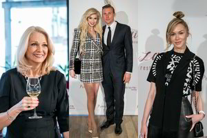 Restorano atidaryme – elegantiškai pasipuošusios garsenybės