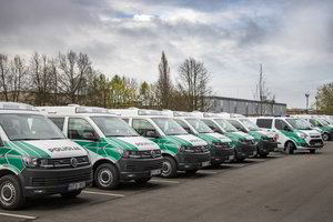 Klaipėdos policija džiaugiasi naujais tarnybiniais automobiliais