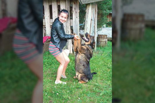 Šuns gelbėtoja atsikratė jo pagrobėjos etiketės