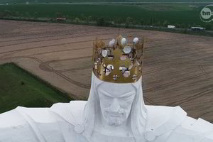 Lenkų akibrokštas – aukščiausią pasaulyje Jėzaus statulą „papuošė“ antenomis