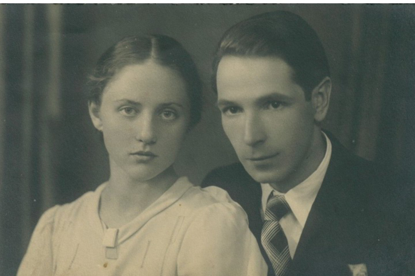  M.Mironaitė su Vladu Sipaičiu. [1933–1934] m.