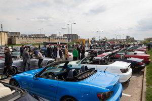 Sostinėje susirinkę kabrioletų entuziastai pagerino Lietuvos rekordą