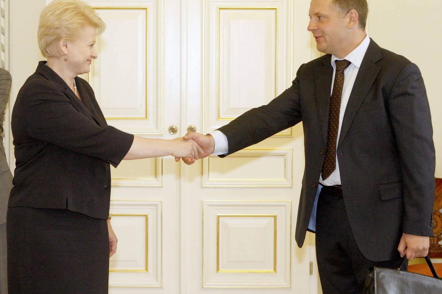 D.Grybauskaitė ir E. Masiulis<br>R.Jurgaičio nuotr.