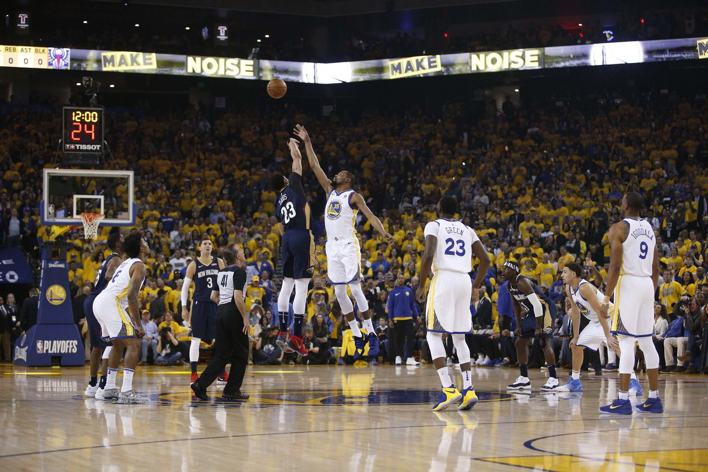  „Warriors“ įtikinama pergale pradėjo NBA Vakarų konferencijos pusfinalio seriją.<br> AFP/Reuters/Scanpix nuotr.