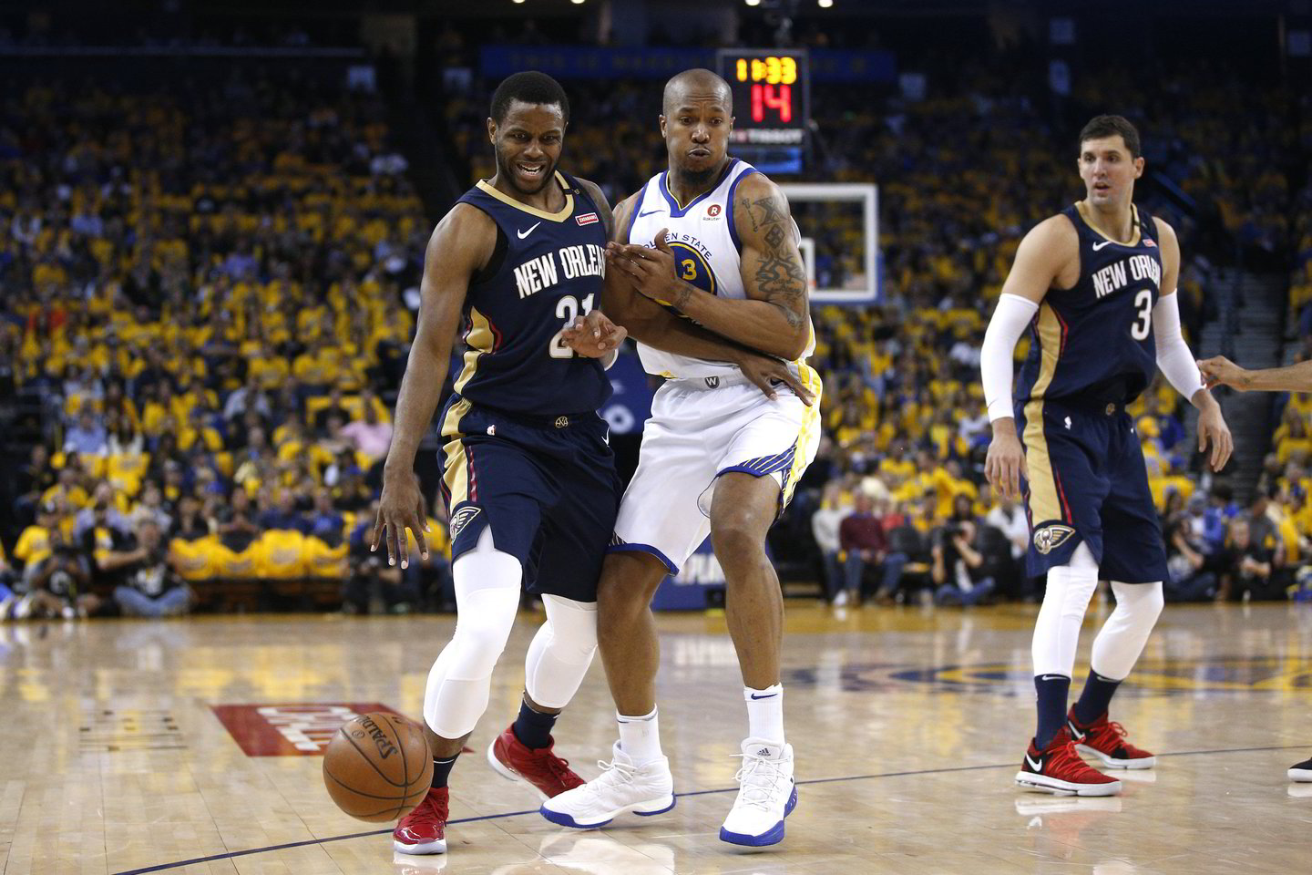  „Warriors“ įtikinama pergale pradėjo NBA Vakarų konferencijos pusfinalio seriją.<br> AFP/Reuters/Scanpix nuotr.