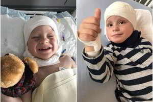 Džiugios naujienos iš Teodoro tėvų: retas smegenų auglys – jau praeityje