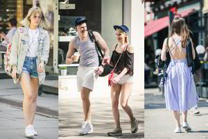 Laisvės alėja Kaune virto kone vasarišku podiumu