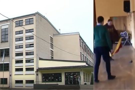 Vaizdas mokyklos aktų salėje supykdė – įrašu nusprendė pasidalinti