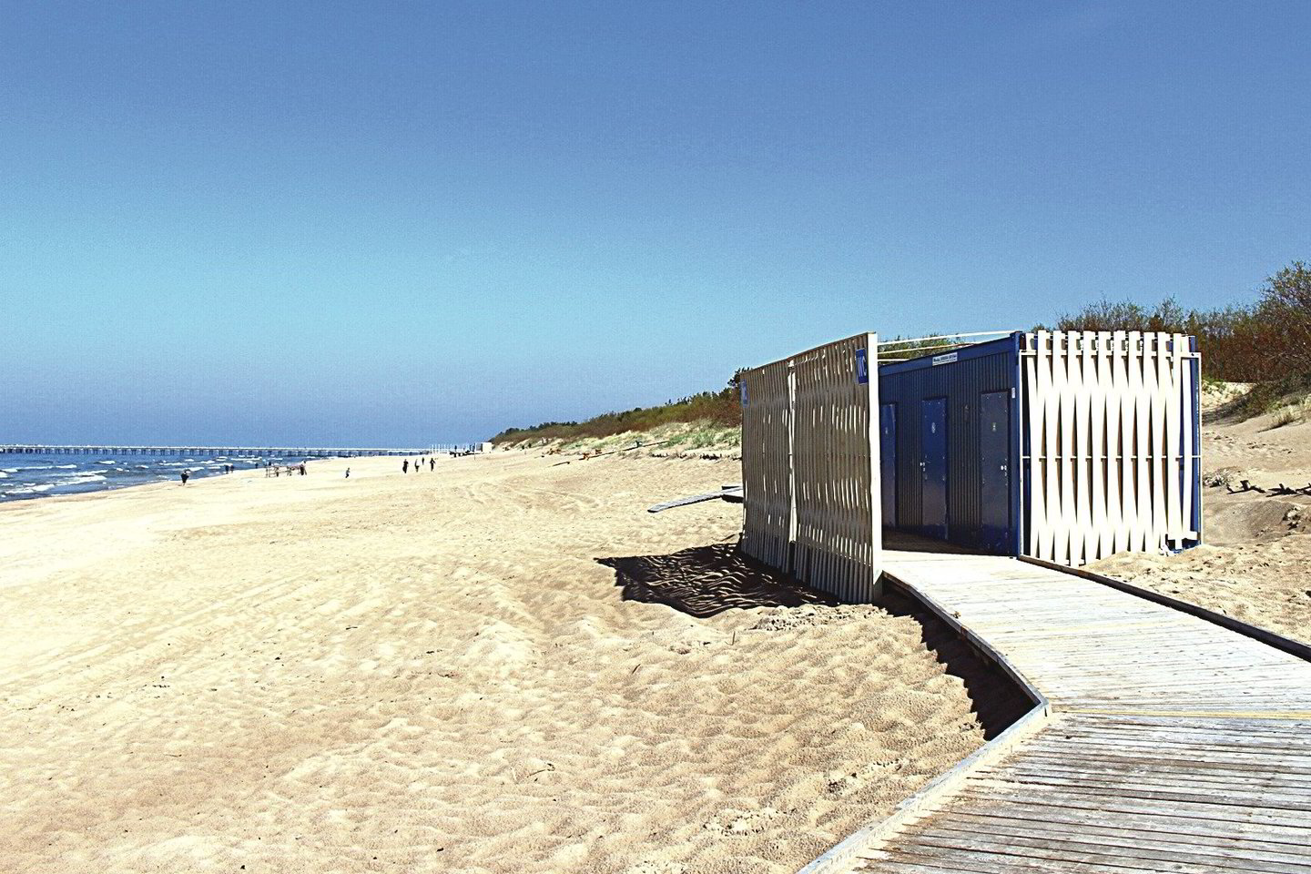 Palangos paplūdimiuose konteineriniai tualetai bus atrakinti gegužės viduryje.<br>E.Kazlaučiūnaitės nuotr.