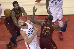 Liūdesys Toronte: J. Valančiūno ekipa vėl krito prieš L. Jameso vedamą „Cavaliers“