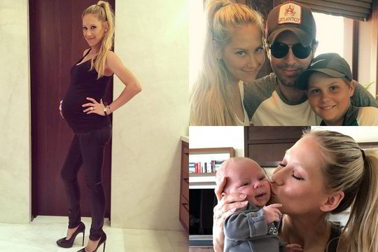 Enrique Iglesias ir Ana Kurnikova paneigė gandus apie pakaitinę motiną