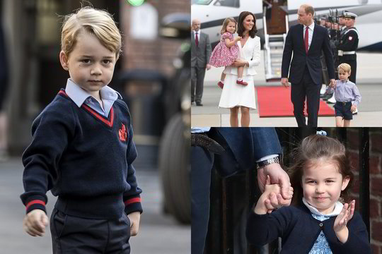 Princu George'u prisidengęs vyras pašiepė karališkąją šeimą