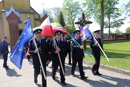 Vandžiogala jau turi savo ugniagesių komandą ir naują gaisrinę