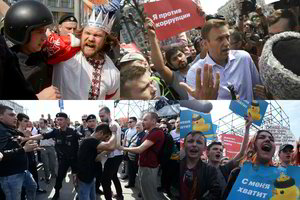 Prieš Vladimiro Putino inauguraciją rusai išėjo į gatves, Aleksejus Navalnas suimtas