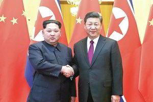 Kim Jong Unas antrą kartą susitiko su Xi Jinpingu