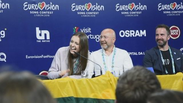 Spaudos konferencijoje Ieva įvardyta naujos „Eurovizijos“ mados įkvėpėja