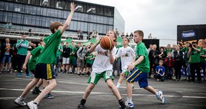 „Žalgirio“ 3×3 turnyre – Š. Jasikevičius su auklėtiniais ir integruoto krepšinio mačas 