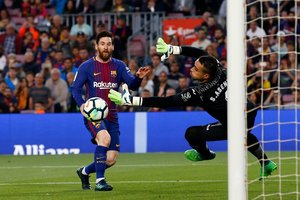 „Barcelona“ artėja prie galutinio triumfo Ispanijos lygoje be pralaimėjimo kartėlio