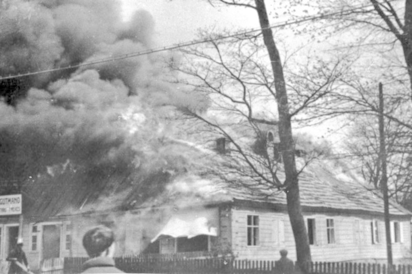 1938 m. Palangos gaisras. S.Gutmano namas. 