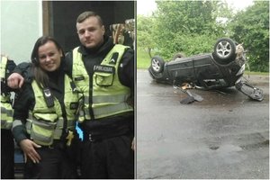 Po avarijos auką palikusio patrulio kolega: „Patarčiau prisipažinti, kad buvo išgėręs“