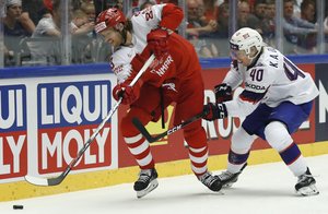 Pasaulio ledo ritulio čempionate pergales šventė danai ir prancūzai