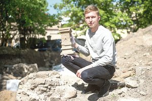 Vilniečui archeologui Ignui Sadauskui itin pasisekė – aptiko įspūdingą radinį 